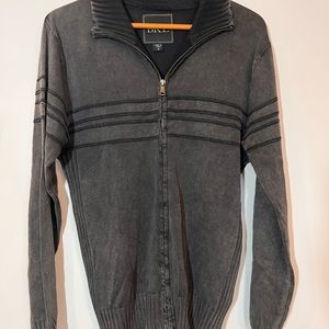 BKE Mens Pullover 1/4 Zip Charcoal Medium